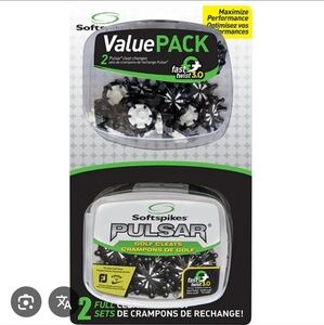 Pulsar Golf Cleats - Black 2 Sets.